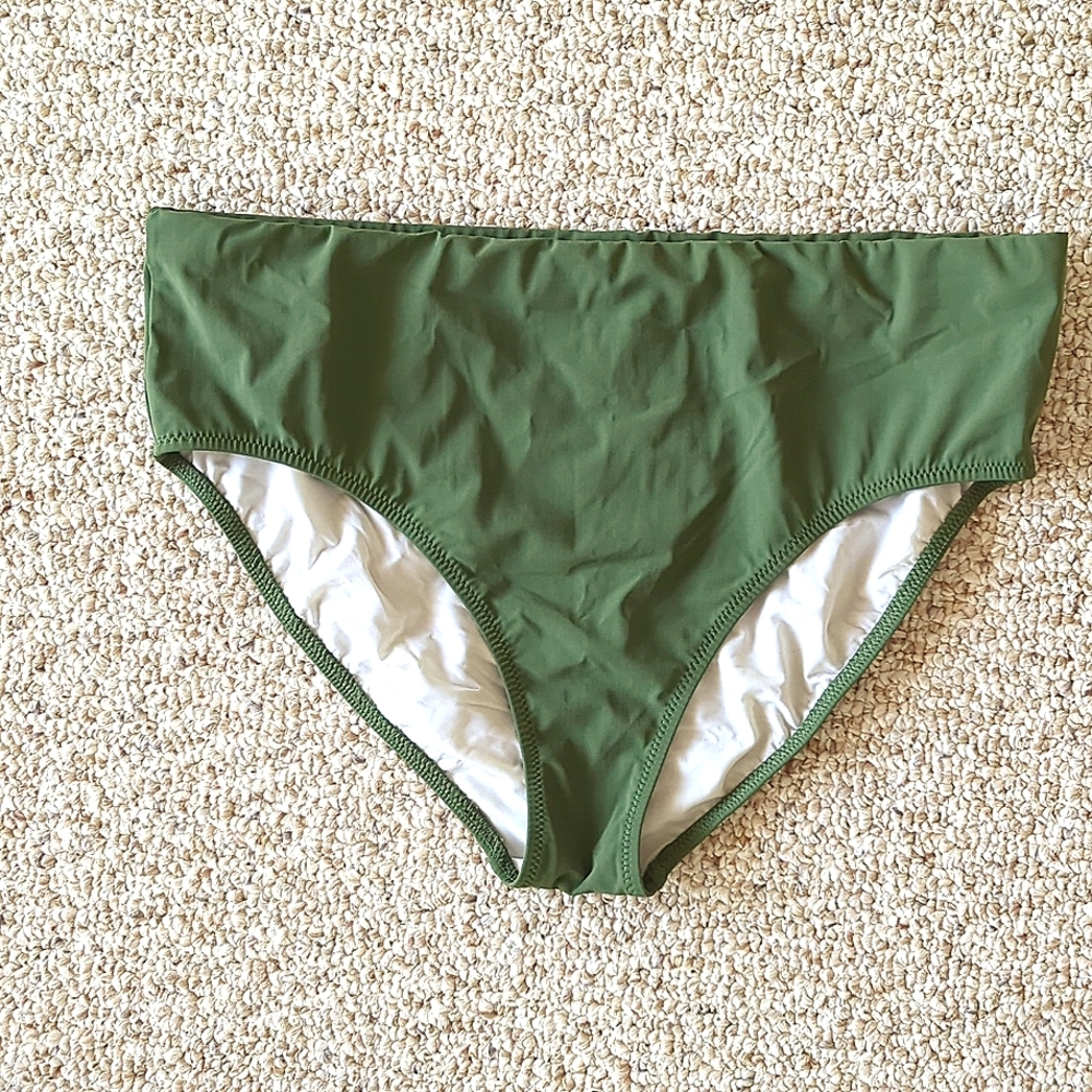 NWOT Profile by Gottex forest green tankini bottoms, size 12